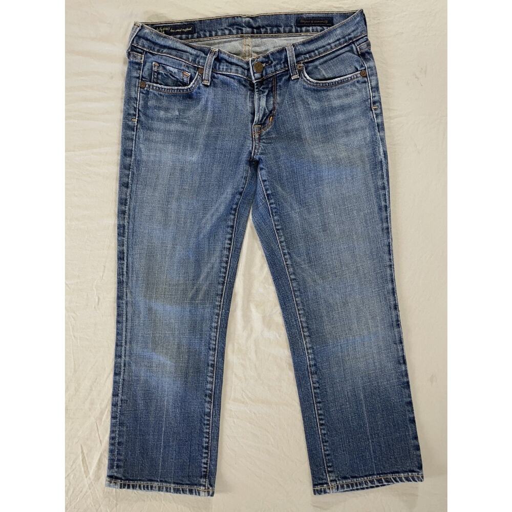 Citizens of Humanity Kelly #063 Low Waist Crop Stretch Denim Jeans. Women's 28.